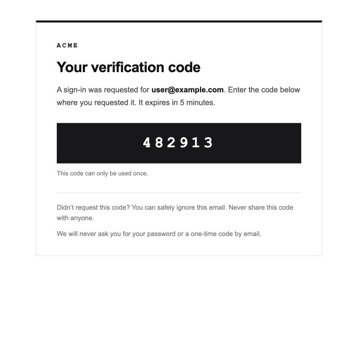Better Auth Email OTP preview