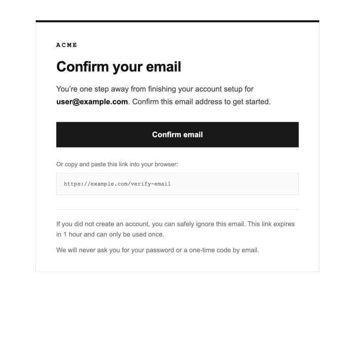 Better Auth Verify Email preview